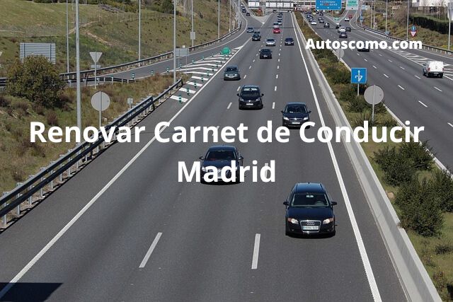 Renovar Carnet de conducir Madrid